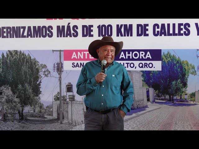 Video - Entrega Gobernador mejora de calles en San Isidro el Alto