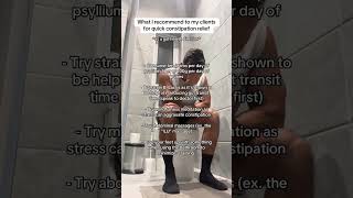 How to get quick constipation relief
