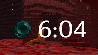 My Fastest Blind Travel - 6:04 Blind Minecraft RSG Any%
