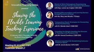 Sharing Flexible Learning Teaching Experience Session 3 Promotional Video