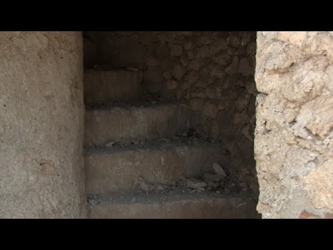 the inside of an ancient watchtower