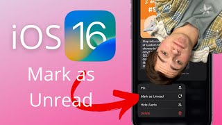 Mark iMessages as Unread or Read in iOS 16