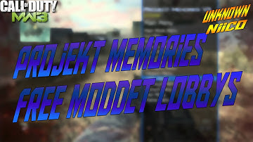 [PS3] Modern Warfare 3 | Project Memories ! Free Mod menu Lobby!