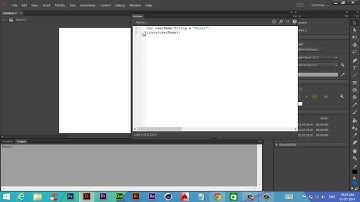 Adobe Flash Professional CC Action Script 3.0 tutorial Comment Single Line And double line