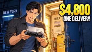Broke Delivery Man Finds a SECRET Door to Korea… His First Delivery Pays $4,800