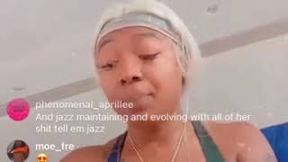 Jayda Cheaves Sister Jazz Drags Her For Using Lil Baby’s Money To Start Her Business. Instagram Live