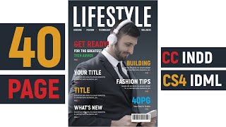 40 Page InDesign Magazine Template Download (CC INDD, CS4 IDML) screenshot 3