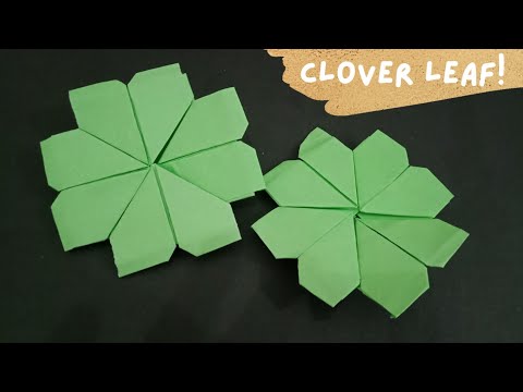  Cara  Membuat  Daun  Semanggi  Dari Origami YouTube