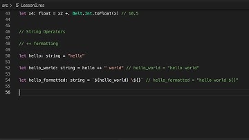 Functional Programming 2 - Operators and Types (in Rescript)