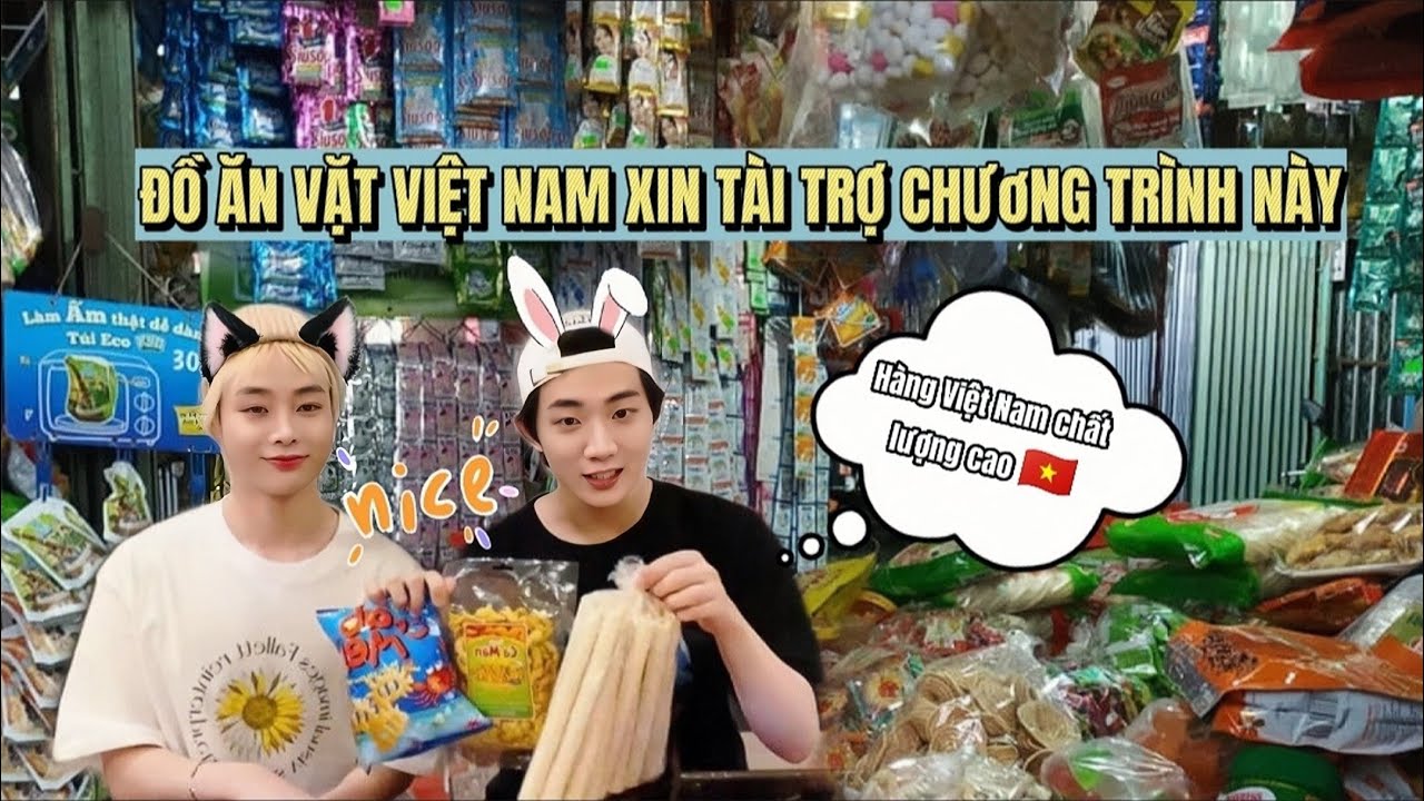 [Vietsub] Đồ ăn vặt Việt Nam xin hân hạnh tài trợ gia đình nhà Bão