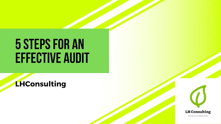 5 Steps For An Effective Audit