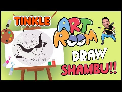 Tinkle | Art Room with Savio: Shikari Shambu Masterclass Part 2: Penciling Shambu
