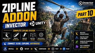 Full Zipline Invector Unity (Part 10) | Build a GTA-Style Third Person Shooter in Unity Update