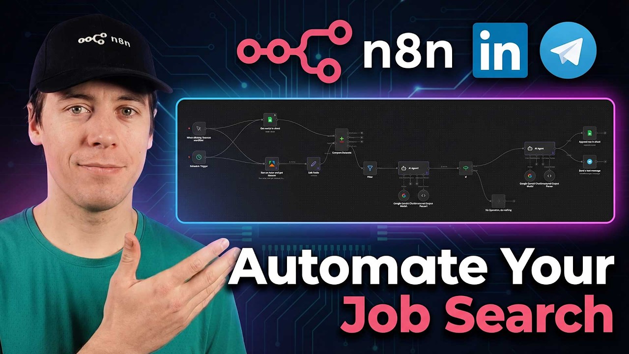 Automate your Job Search With n8n & LinkedIn (Live Build)