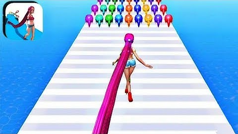 Hair Rush All Levels Mobile Gameplay Walkthrough Android IOs Alltrailer Relaxing Pro Max