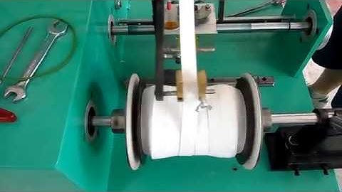woven fabric elastic winding machine/elastic winder/elastic rolling machine