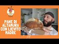 Pane di SEMOLA DI GRANO DURO RIMACINATA con lievito madre - Pane di ALTAMURA fatto in casa.
