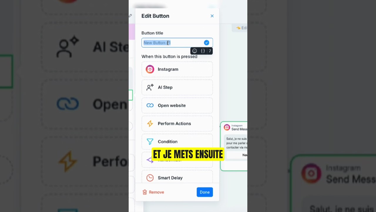 Réponse AUTOMATIQUE à ses DM Instagram