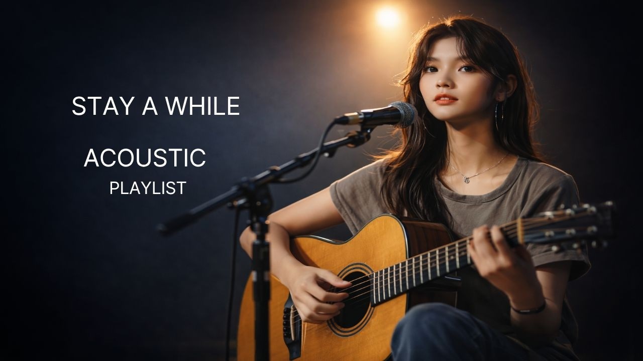 STAY A WHILE | 잔잔한 어쿠스틱 감성 Playlist | Warm Acoustic, flowwavem Vol.25
