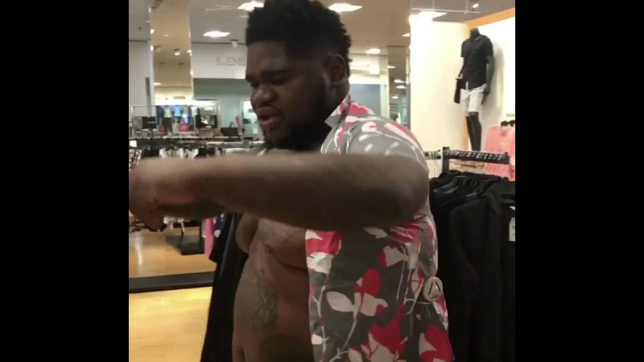 @FATBOY_SSE RIPS SHIRT IN STORE!