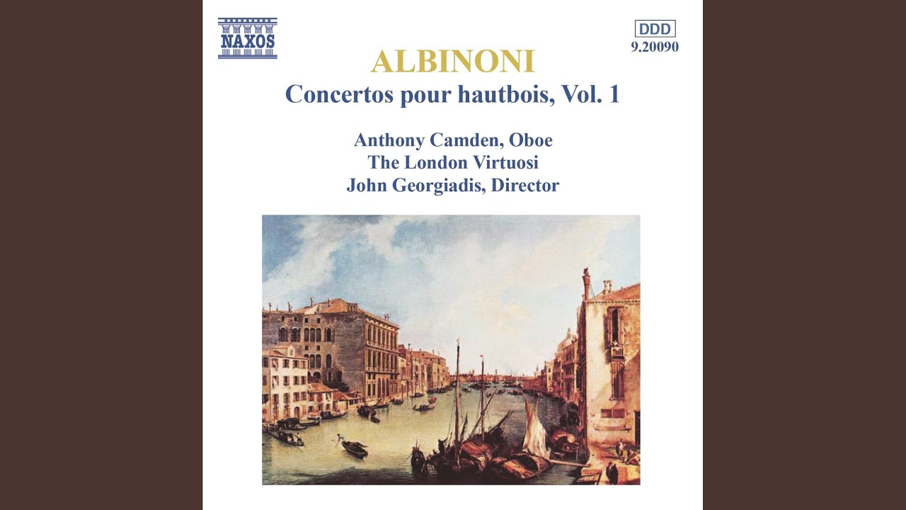 Смотреть «Oboe Concerto in D Minor, Op. 9, No. 2: II. Adagio» на YouTube