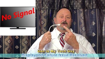 Display Port No Signal FIX in 2 minutes NO COST
