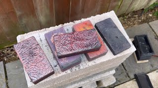 Melting copper at home. Copper wire ASMR large copper ingots