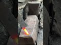 Sharpening and Refining the Knife Tip #blacksmith #forging #knifemaking