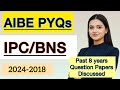 Indian Penal Code BNS Previous Year Questions AIBE PYQs Explained 