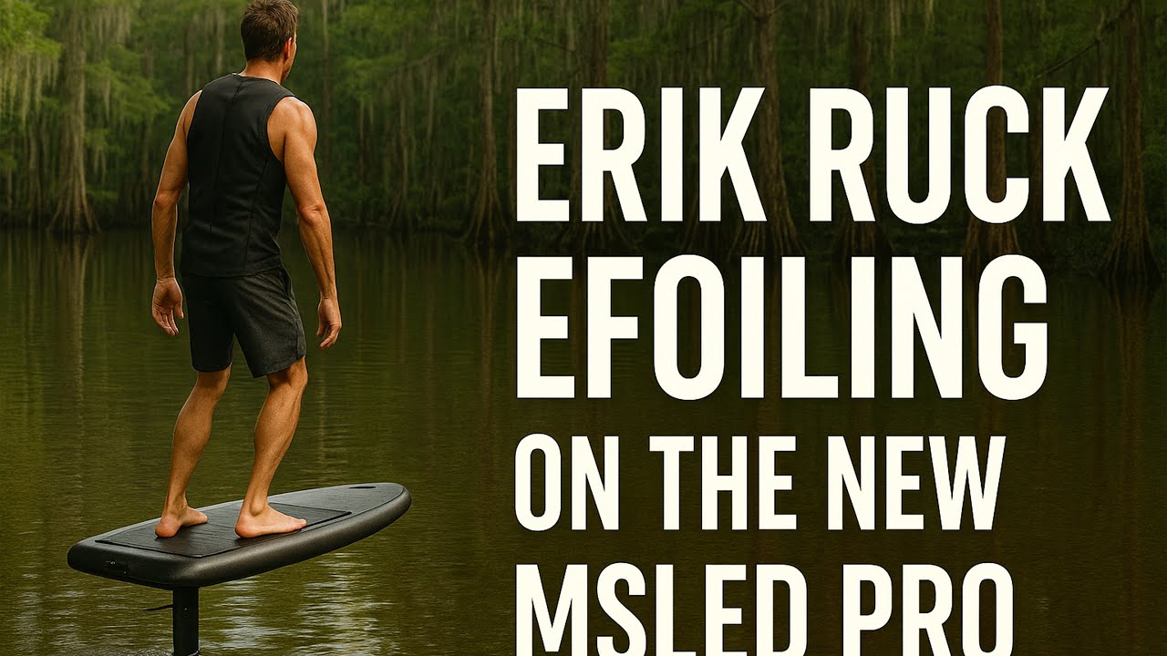 Ronix's Erik Ruck reviews the 4'10 MSLED Efoil