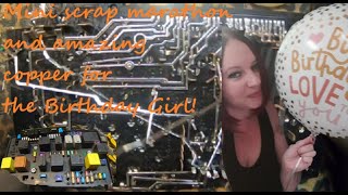 Birthday mini scrap marathon, does the scrap reward me? It sure does!
