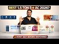 Best 1.5 Ton 5 Star AC 2026?🔥Godrej vs IFB vs Realme vs Motorola