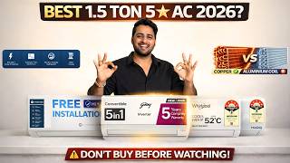 Best 1.5 Ton 5 Star AC 2026?🔥Godrej vs IFB vs Realme vs Motorola