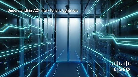 How to Define and Configure Inter-Tenant Contracts in Cisco ACI