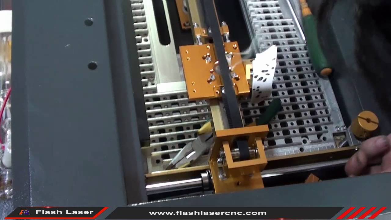 laser light path adjustment, light adjustment for laser machine, 40W laser path, FL-K40