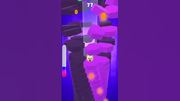 Drop Stack Ball Max Level Gameplay short video Android Walkthrough iOS  #game #gameplay More Gaming
