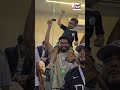 احتفال طفل زملكاوى بهدف الفوز على غزل المحلة