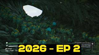 No Man's Sky - 2026 - EP2  Building first base and setting off sentinels.