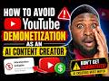 How to Avoid YouTube Demonetization as an AI Content Creator