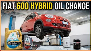2025 FIAT 600 HYBRID ENGINE OIL CHANGE