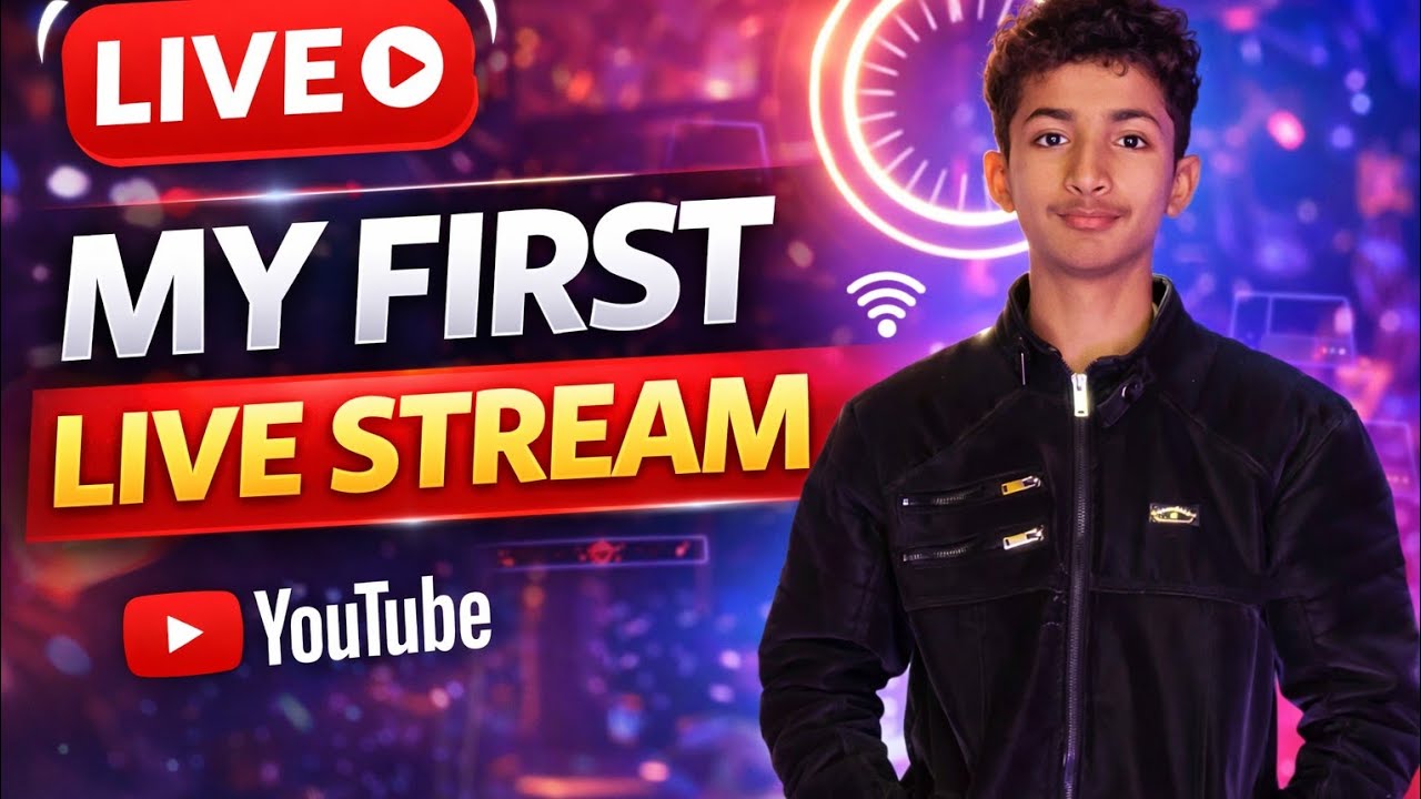 my First live stream 😎 - YouTube
