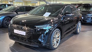 New 2025 Audi Q4 55 e-tron S line Electric ⚡ SUV interior & Walkaround Exterior #audiq4etron