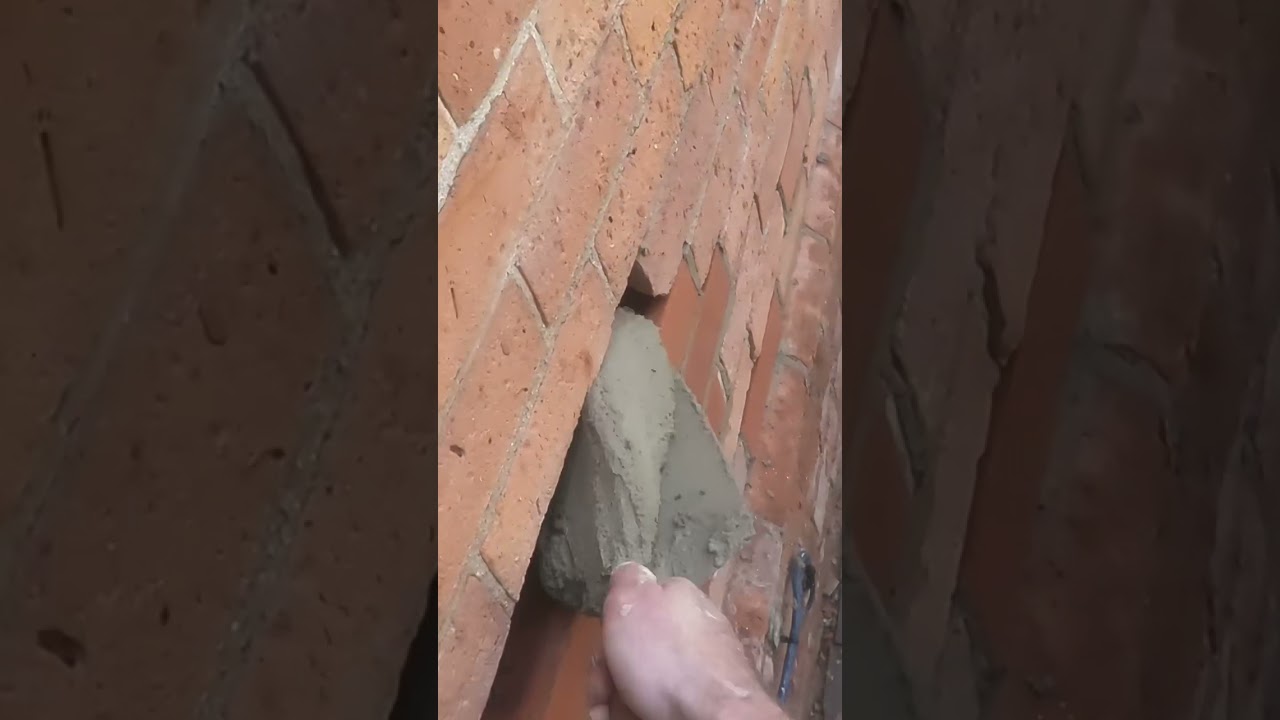 Trowel skills - Brick Replacement