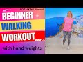 15 min Walk at Home Workout | Challenge your arms with light weights