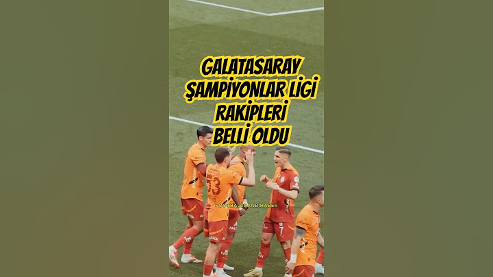 Galatasaray'ın Şampiyonlar Ligi'ndeki Muhtemel Rakipleri Belli Oldu! #galatasaray #ucl