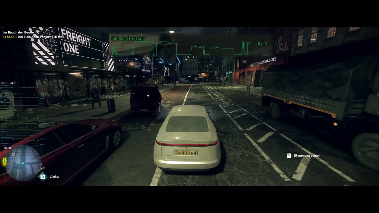 Showcase: Poor GPU utilization in Watchdogs: Legion v1.4.5