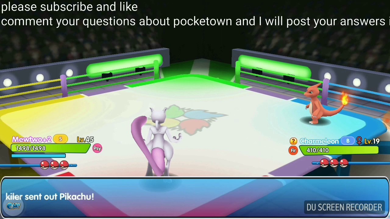 Pocketown  mewtwo Royal battle
