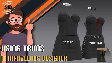 Marvelous Designer Tutorial - Trims