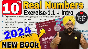 RD Sharma Class 10 Solutions Chapter 1 Real Numbers Ex 1.1 Q1 to Q5 From Latest Edition Book 2024
