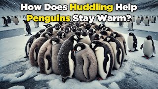How Does Huddling Help Penguins Stay Warm? #penguins #huddling